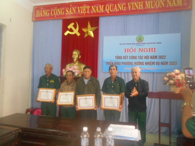 Hội Cựu thanh niên xung phong huyện Núi Thành tổ chức hội nghị tổng kết.