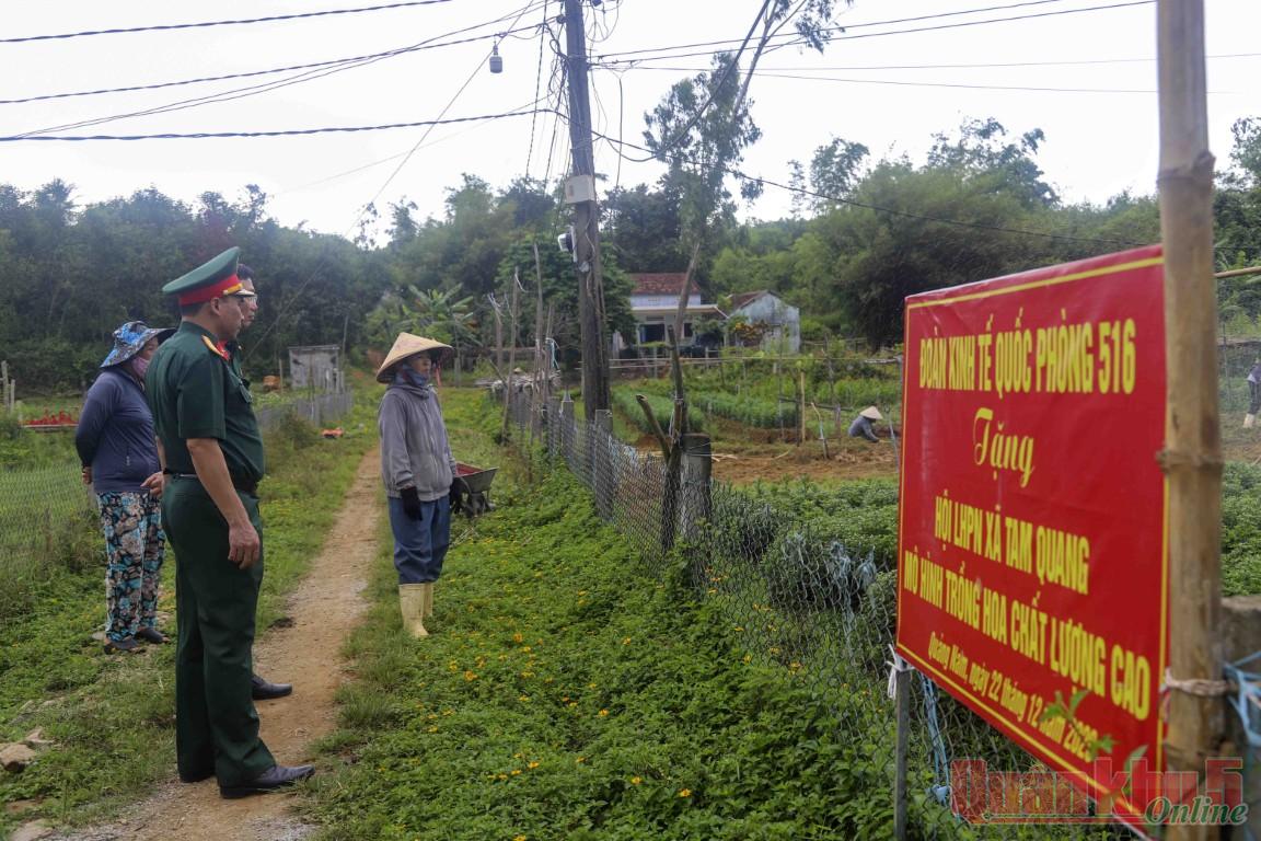 Quân Khu kiểm tra hoạt động công tác đảng, công tác chính trị tại Đoàn Kinh tế- Quốc phòng 516.