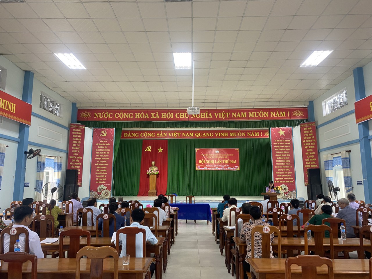 Ủy ban MTTQ Việt Nam xã Tam Xuân I tổ chức Hội nghị sơ kết công tác Mặt trận 6 tháng đầu năm 2024