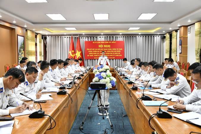 Vùng Cảnh sát biển 2 tổng kết đợt cao điểm phòng chống tội phạm trước, trong và sau Tết Nguyên đán Ất Tỵ 2025