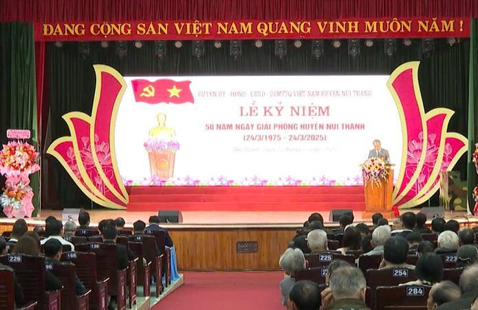 Huyện Núi Thành tổ chức nhiều hoạt động kỷ niệm 50 năm giải phóng quê hương