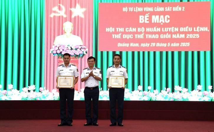 Vùng Cảnh sát biển 2 nâng cao chất lượng huấn luyện điều lệnh, thể dục thể thao